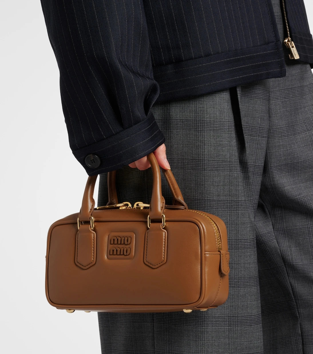 Miu Miu - Arcadie Small leather tote bag