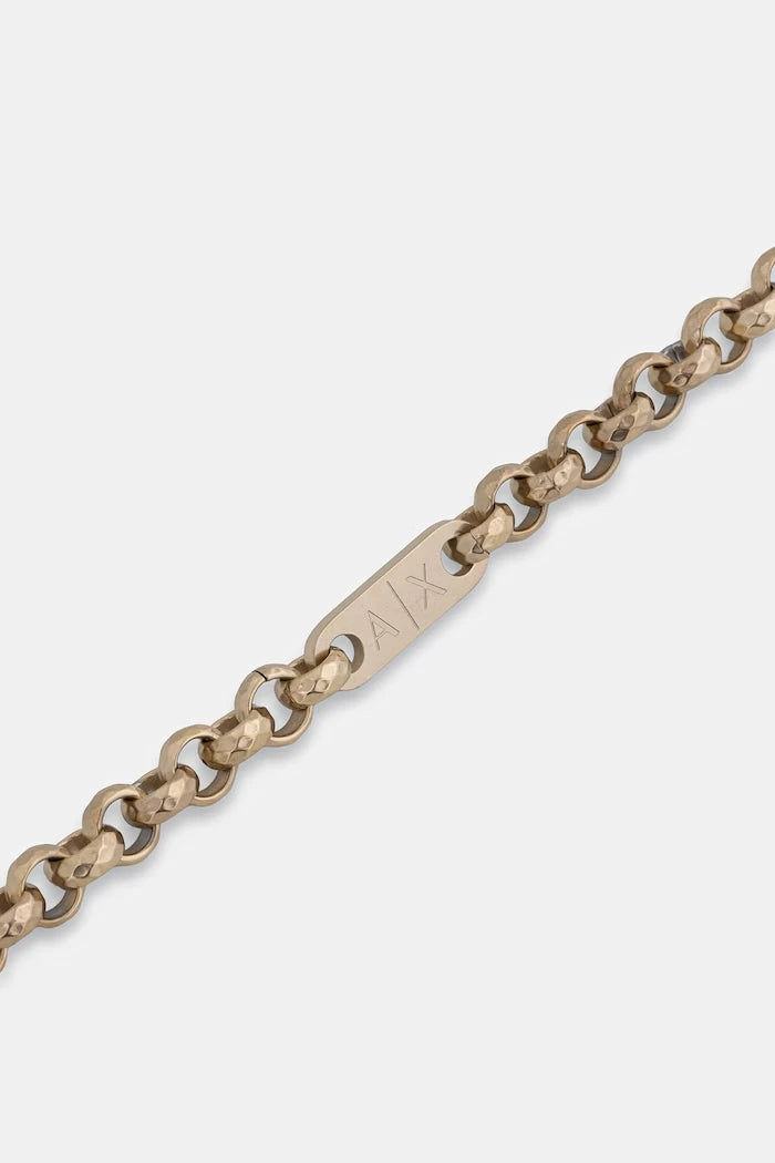 Armani Exchange erkek paslanmaz çelik bileklik Classic