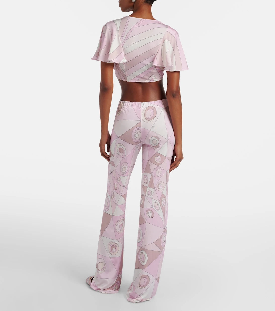 Pucci - Occhi satin jersey straight pants