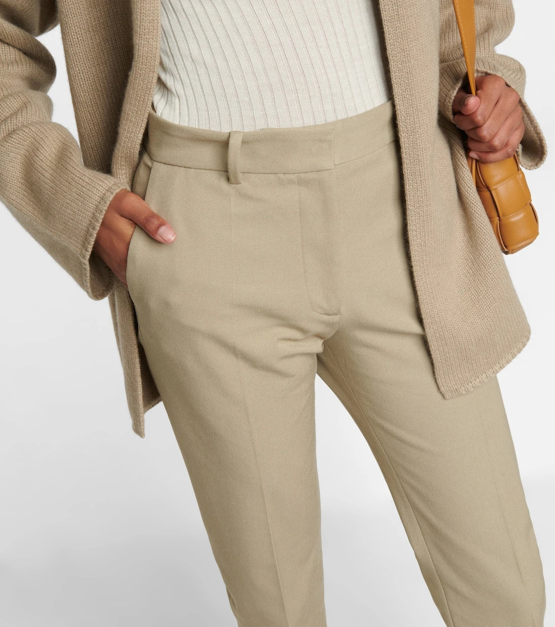Joseph - Coleman high-rise slim gabardine pants