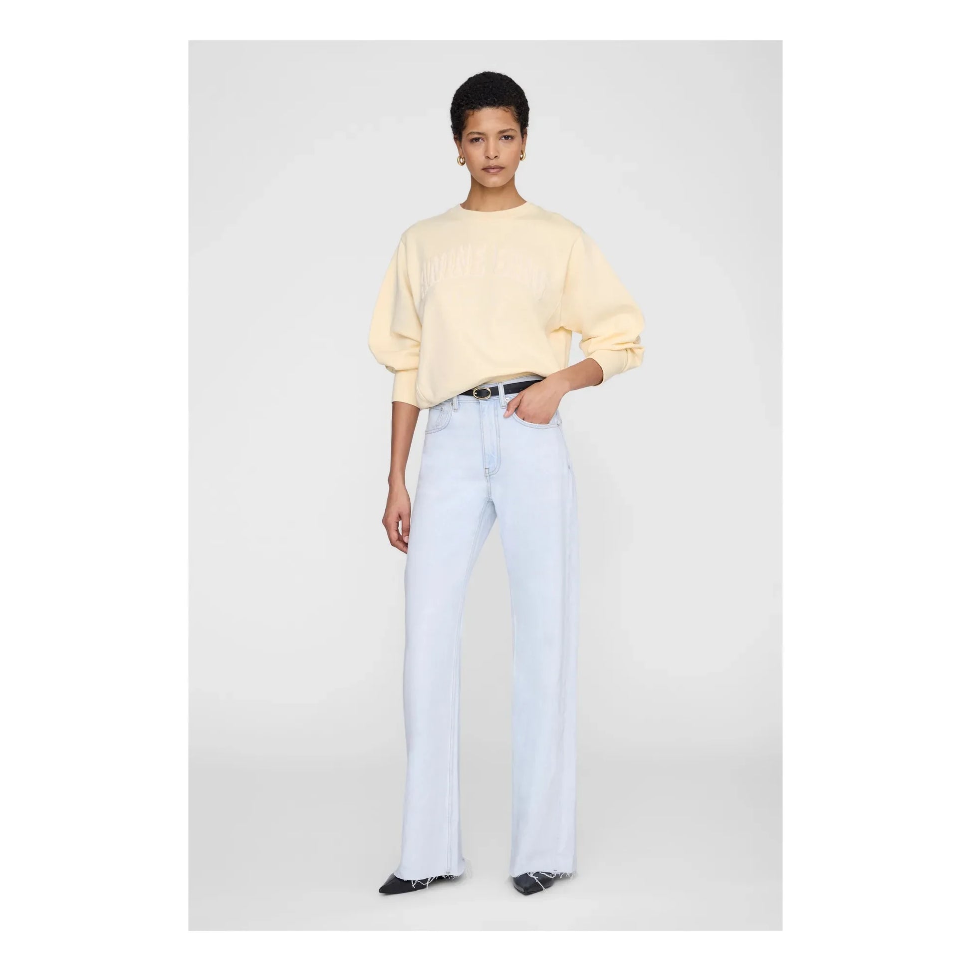 Anine Bing - Harry sweatshirt | Pale yellow
