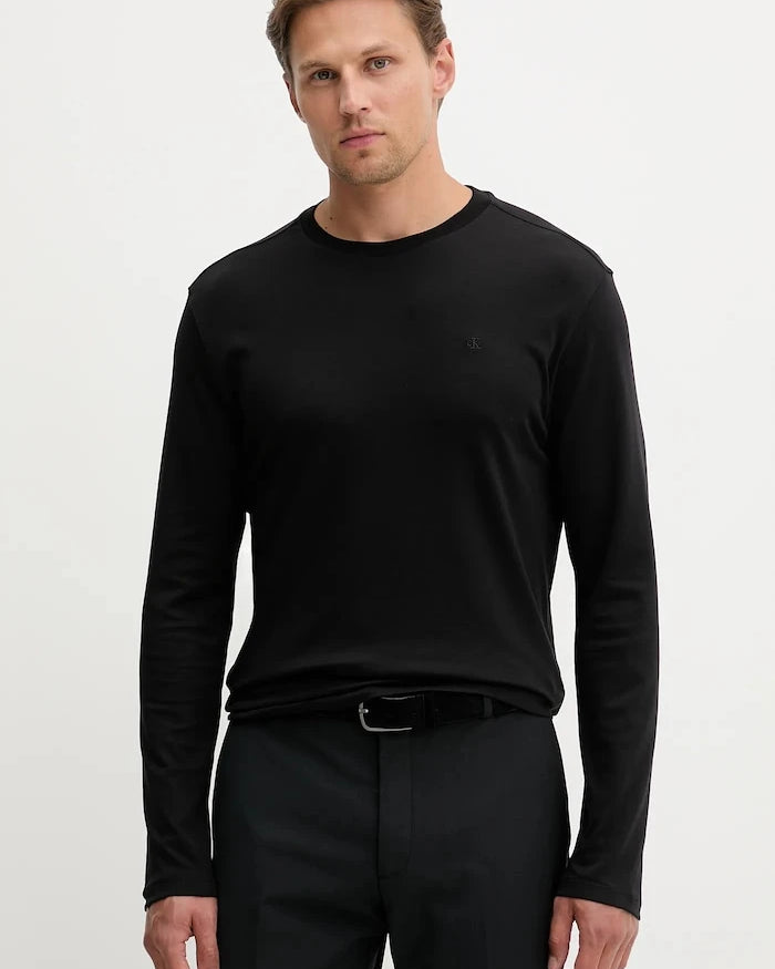 Calvin Klein Uzun Kollu Pamuklu Bluz