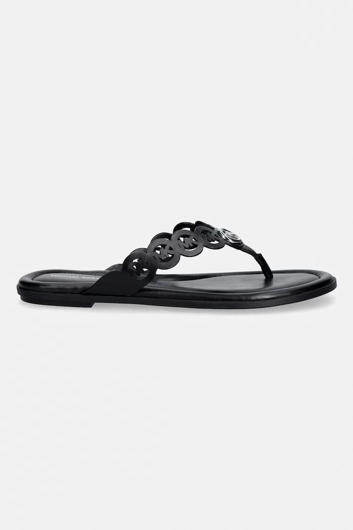 MICHAEL Michael Kors джапанки дамски от кожа Janie Thong Sandal