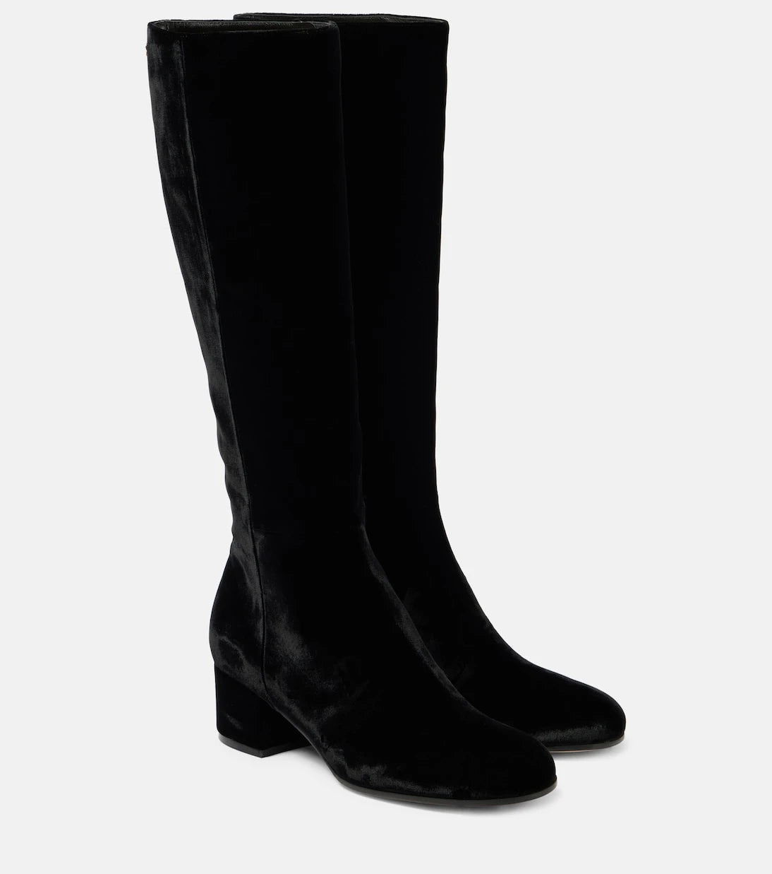 Gianvito Rossi - Joelle 45 velvet knee-high boots
