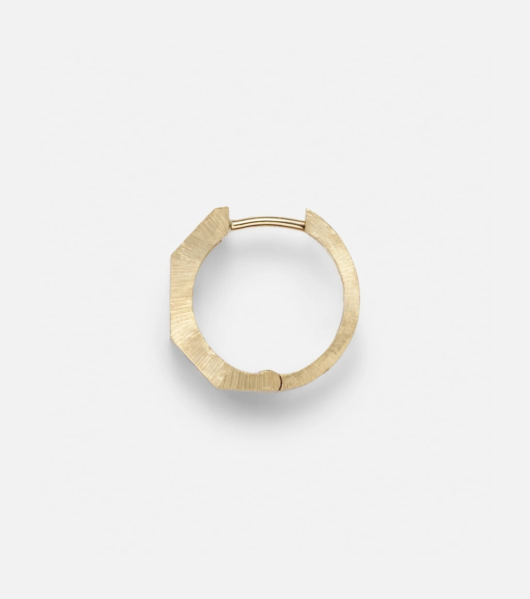 Marie Lichtenberg - Ecrou Coco 18kt gold single hoop earring