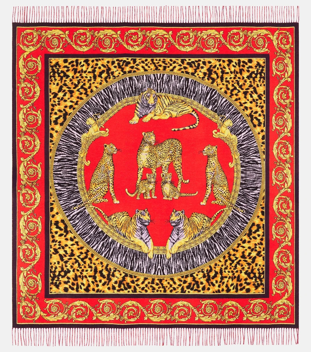 Versace Home - Barocco printed wool blanket