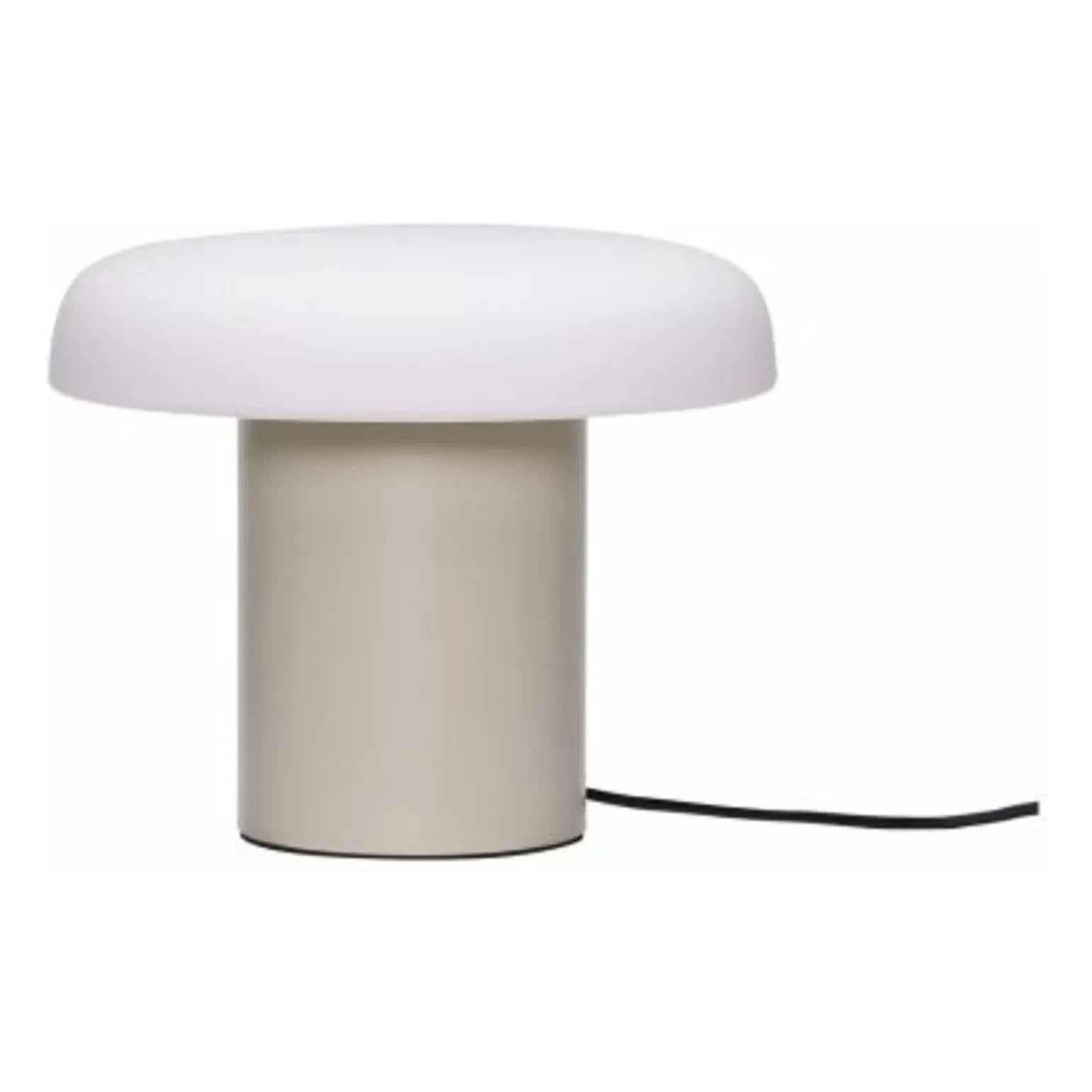 Hübsch - Atelier glass table lamp  | Sand