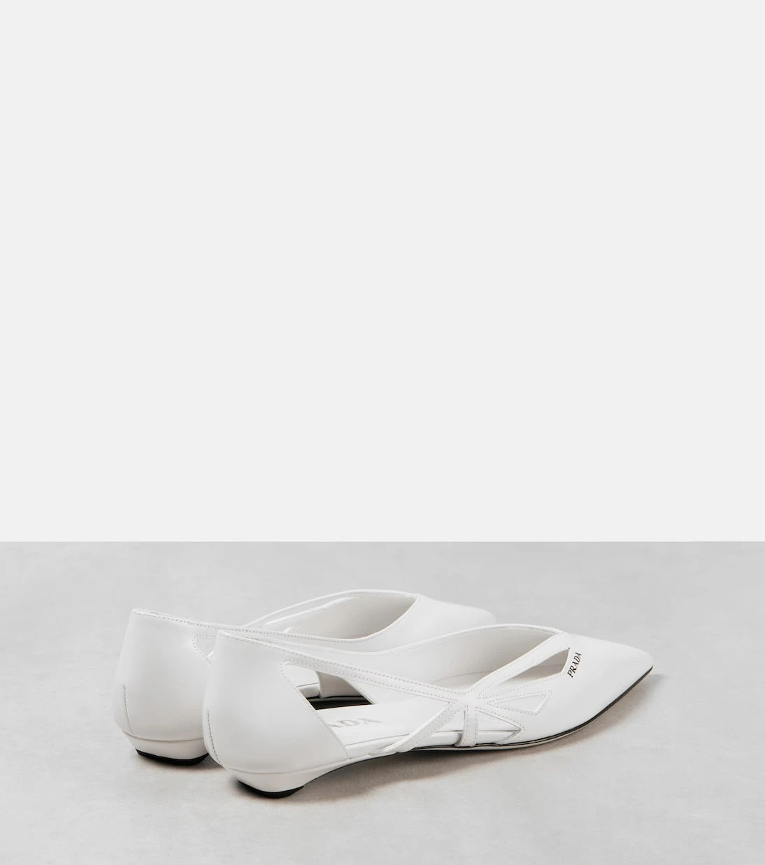 Prada - Leather ballet flats