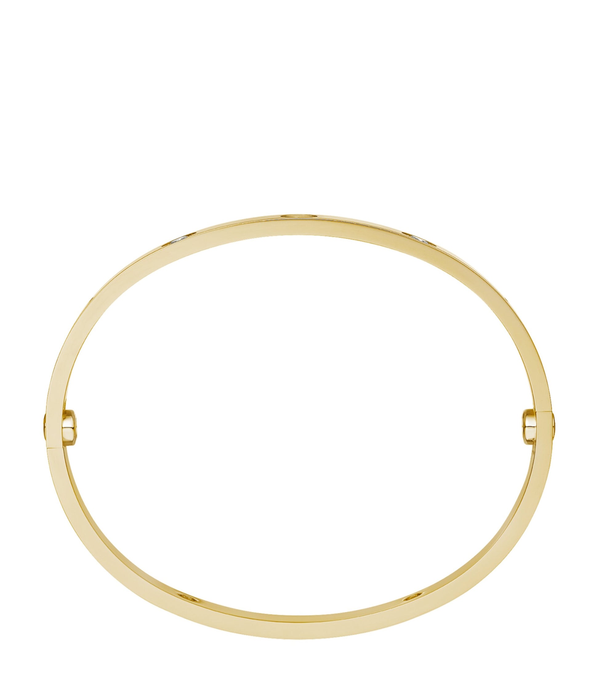 LOVE Classic Yellow Gold 4-Diamond Bracelet