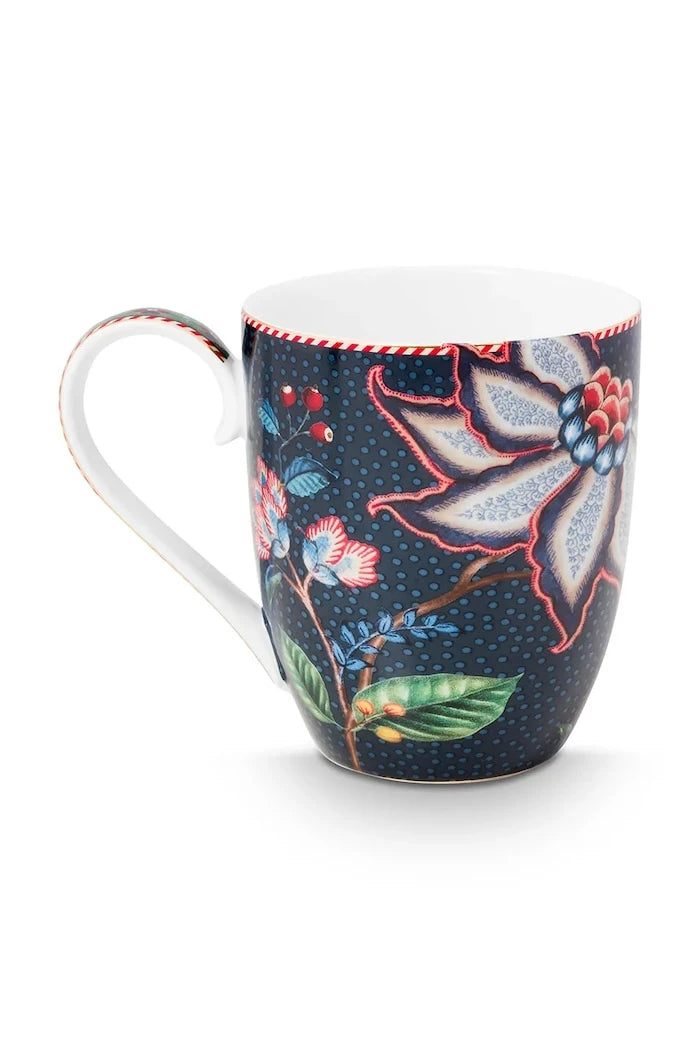 Комплект чаши Pip Studio Flower Blues Blue 450 ml (6 броя)