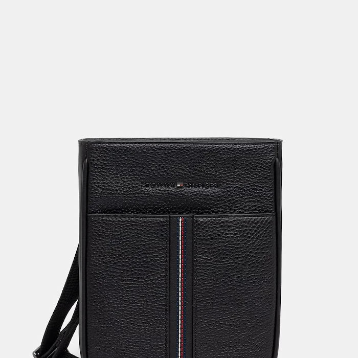 Tommy Hilfiger erkek suni deri omuz çantası