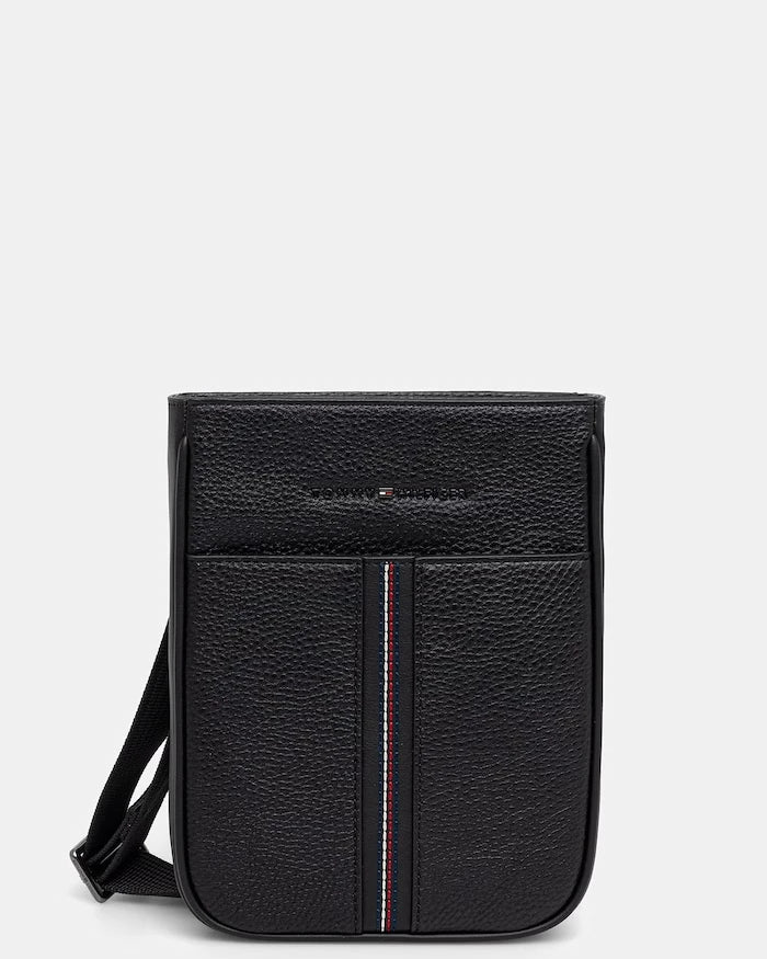 Tommy Hilfiger erkek suni deri omuz çantası