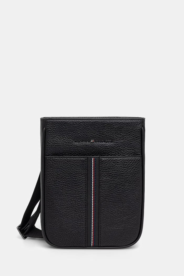 Tommy Hilfiger erkek suni deri omuz çantası
