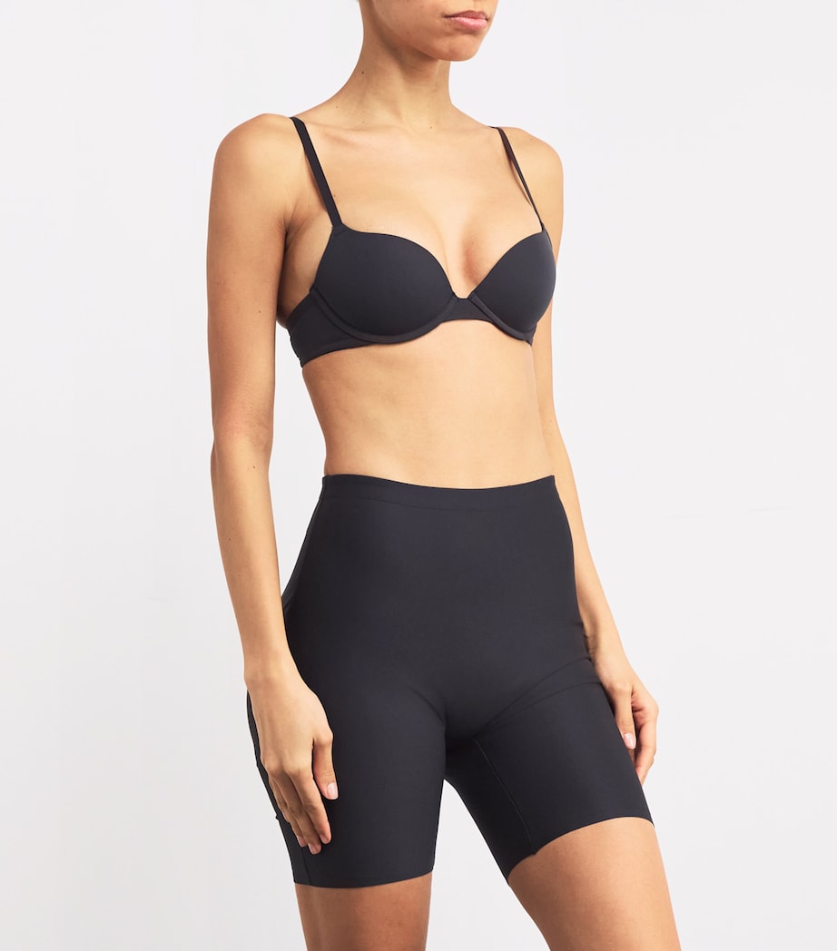 Black Butt Enhancing Padded Shorts