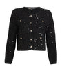Sequinned Cardigan BLACK