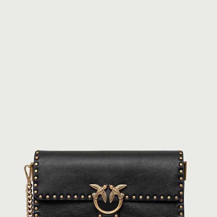 Pinko kadın deri crossbody çanta