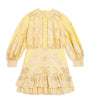 Cotton Embroidered Charm Mini Dress (3-16 Years) YELLOW