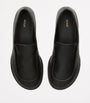 NEOUS Black Leather Polaris Loafers