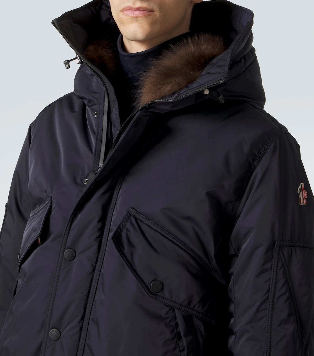 Moncler Grenoble - Breche gabardine down ski jacket