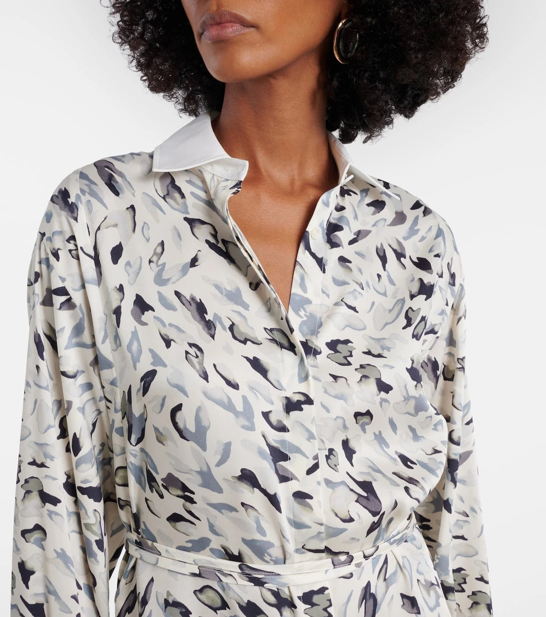 Altuzarra - Floyd printed cotton-blend shirt dress