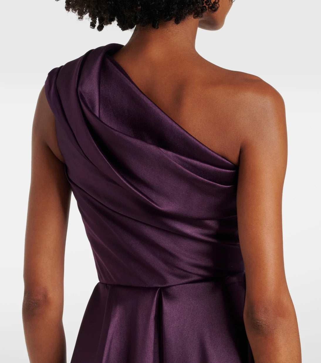 Solace London - One-shoulder twill gown