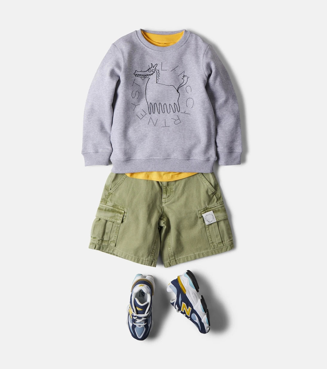 Stella McCartney Kids - Logo cotton jersey sweatshirt