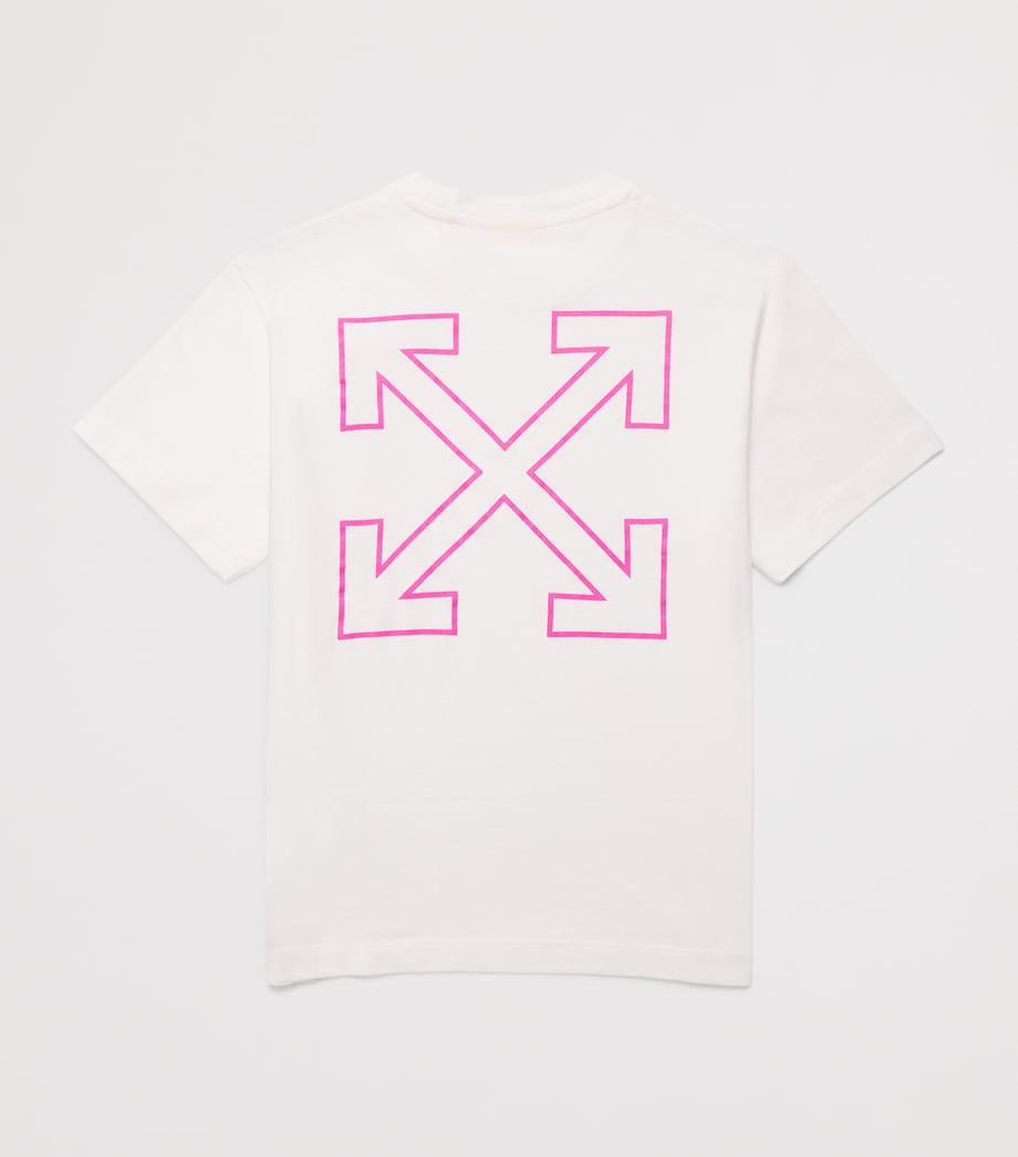 Off-White Kids Cotton Arrow Outline T-Shirt (4-12+ Years)