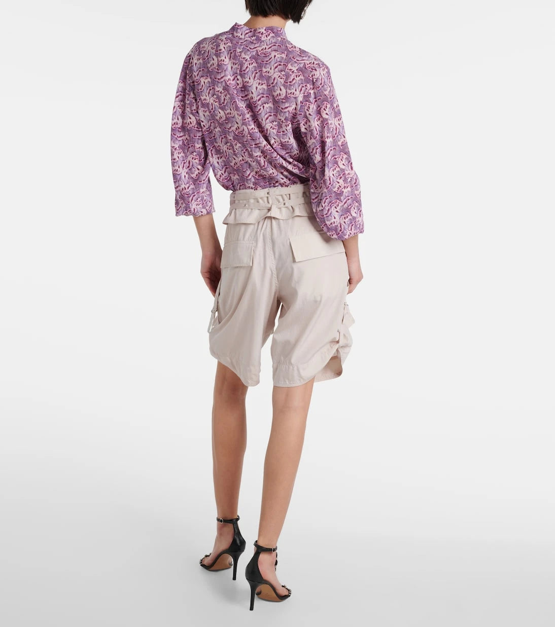 Isabel Marant - Heidi belted cargo shorts
