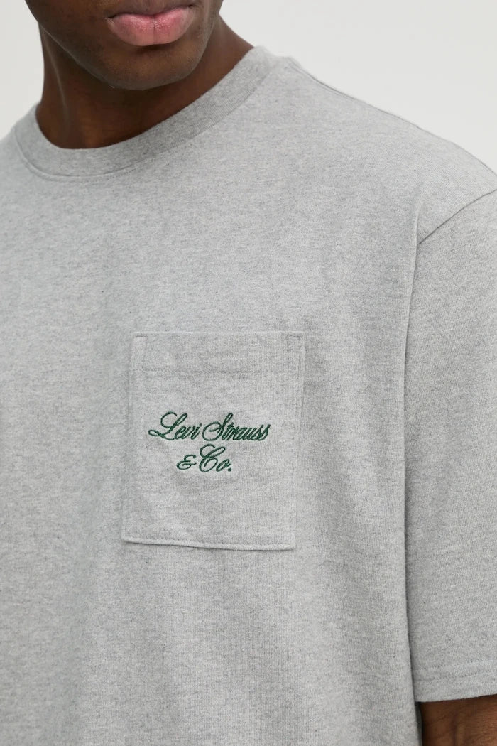 Levi's HALF SLEEVE GR PCKT T Pamuk Tişört
