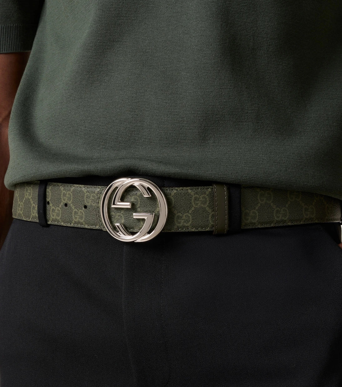 Gucci - GG reversible leather belt