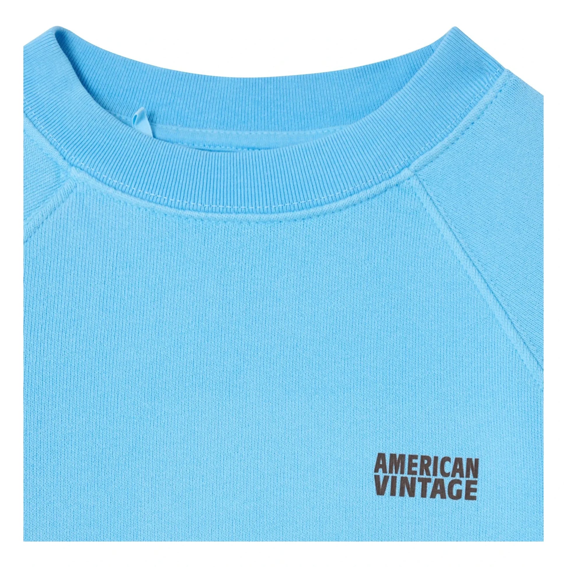 American Vintage - Izubird Sleeveless Sweatshirt | Light blue