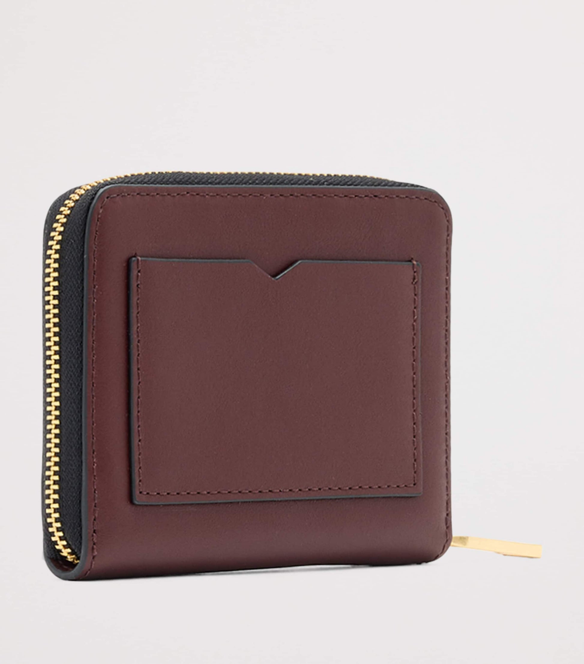 Red Leather Lena Hex Wallet