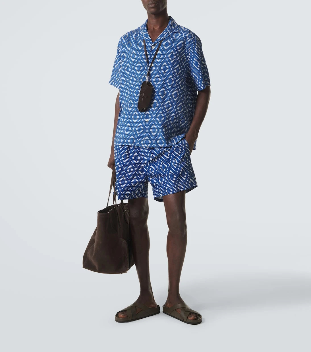 Frescobol Carioca - Roberto printed linen shirt