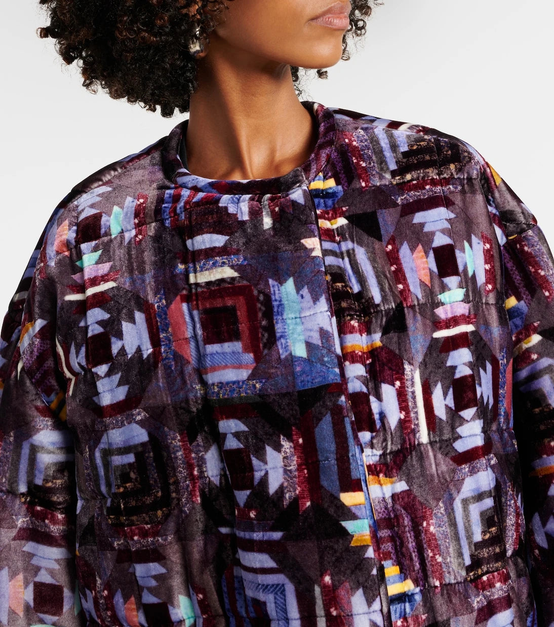 Isabel Marant - Doriane printed puffer coat