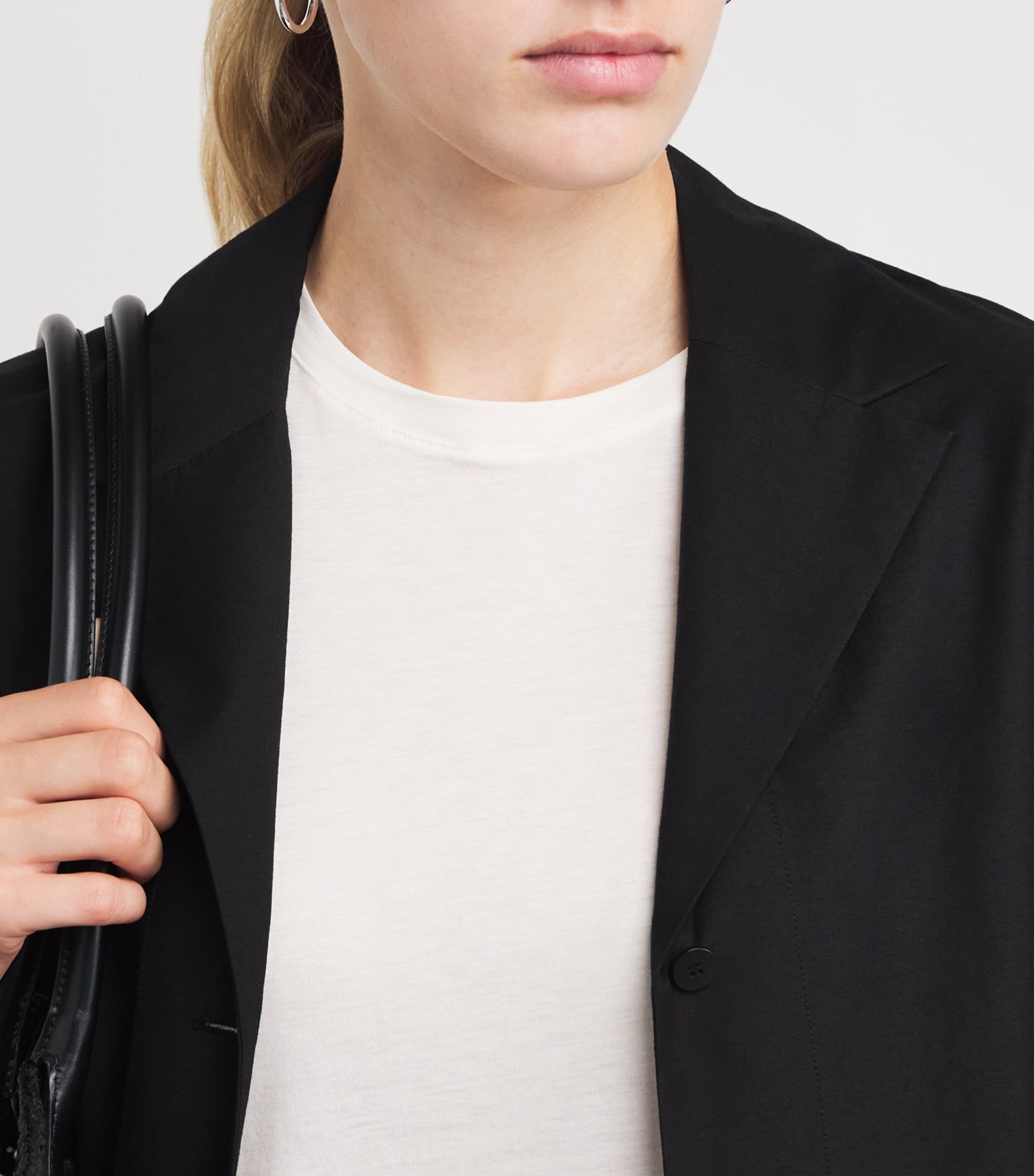 Cotton-Silk Jersey Tank Top WHITE