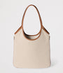 Neutral Canvas-Leather Ivy Tote Bag