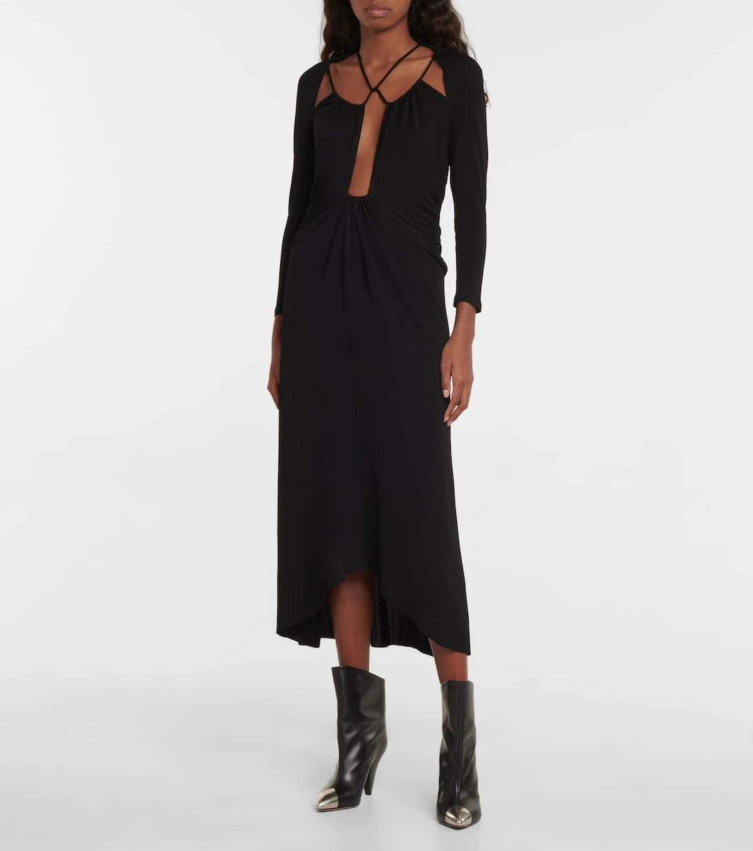 Isabel Marant - Jadessi cutout jersey midi dress