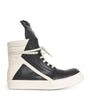 Leather Geobasket High-Top Sneakers