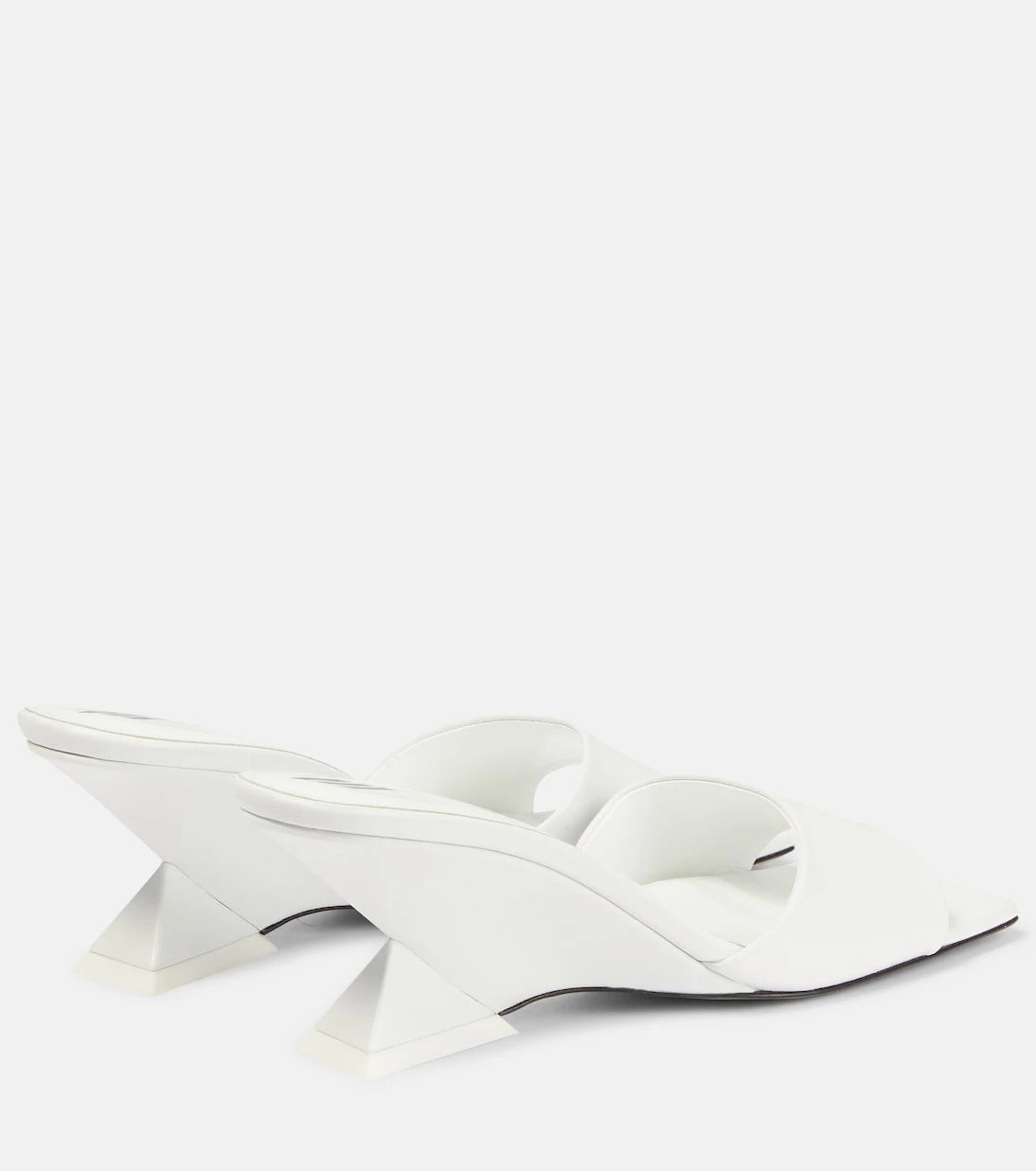 The Attico - Cheope leather mules