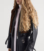 Prada Black Leather-Shearling Jacket