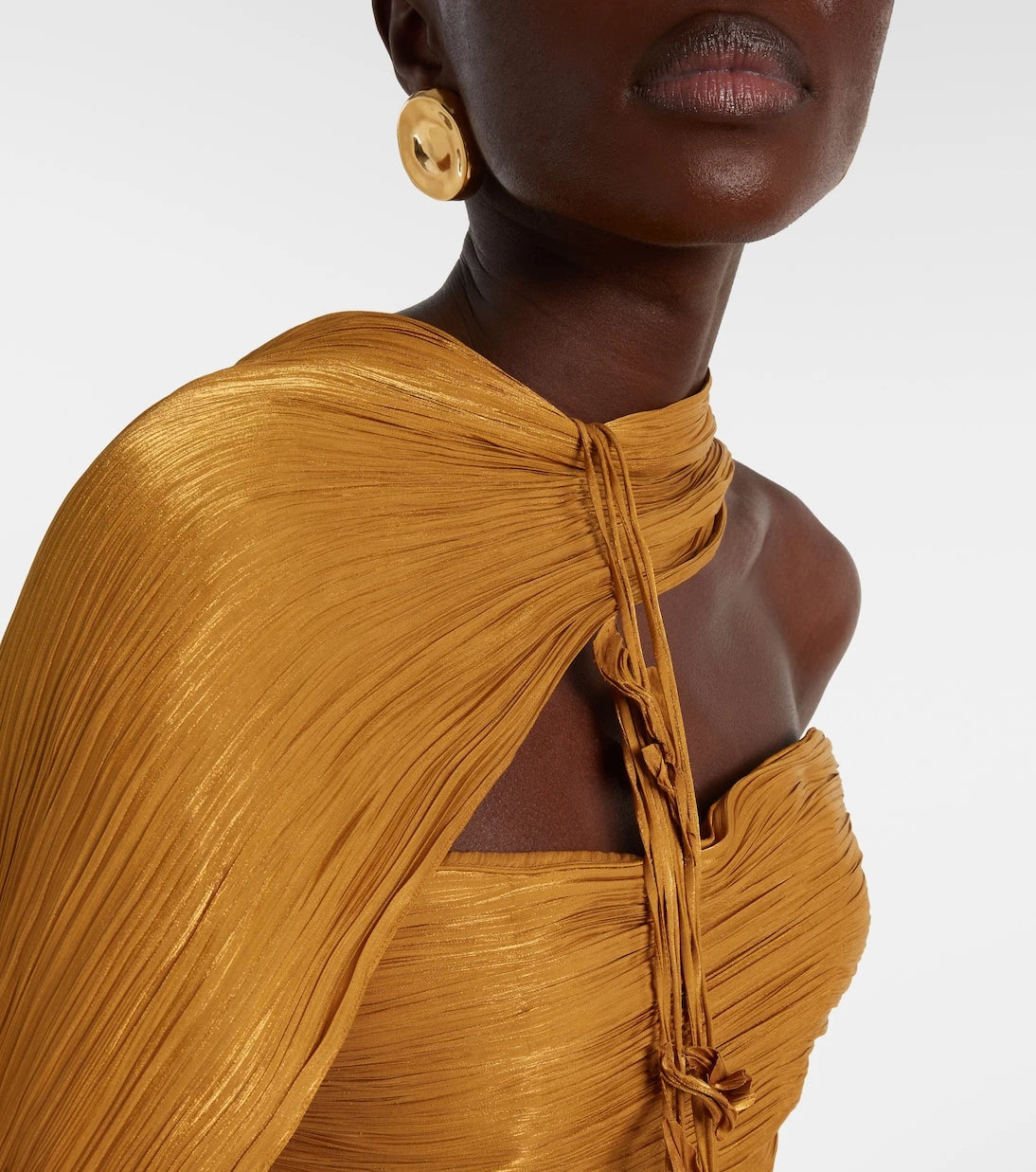 Marmar Halim - Peplum ruched gown