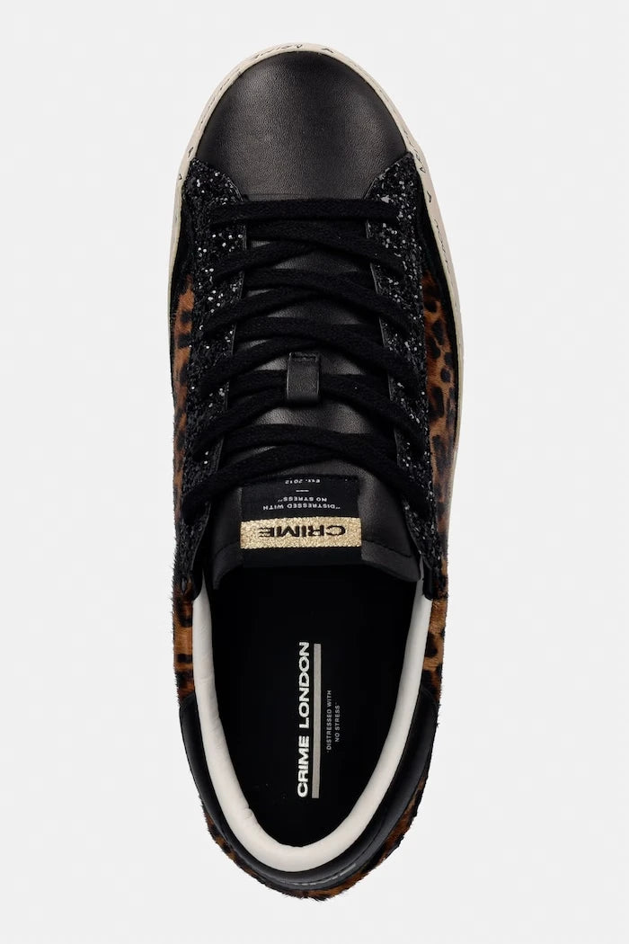 Crime London DISTRESSED PLATFORM маратонки дамски от кожа