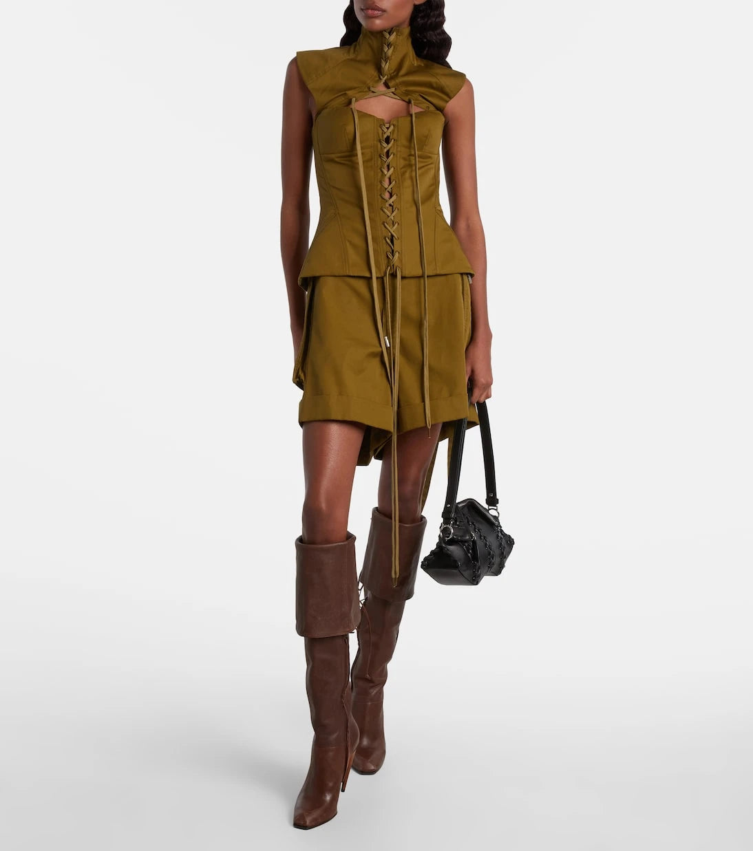 McQueen - Manta Small leather shoulder bag