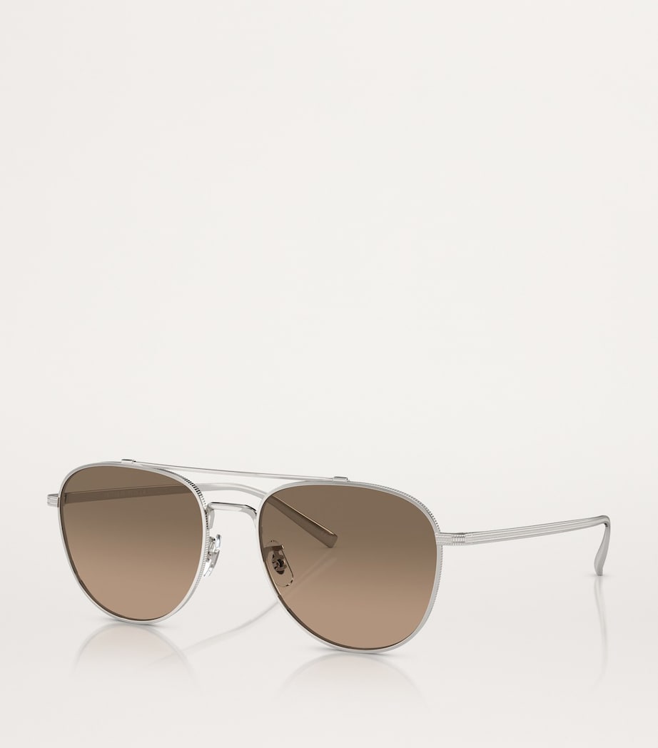 Oliver Peoples Silver Titanium Rivetti OV1335ST Sunglasses