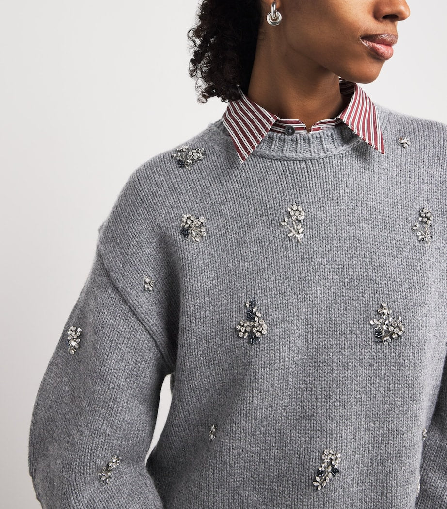 Simkhai Black Wool-Cashmere Coraline Sweater