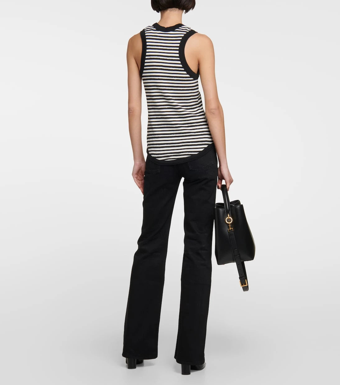 Saint Laurent - Cassandre striped jersey top