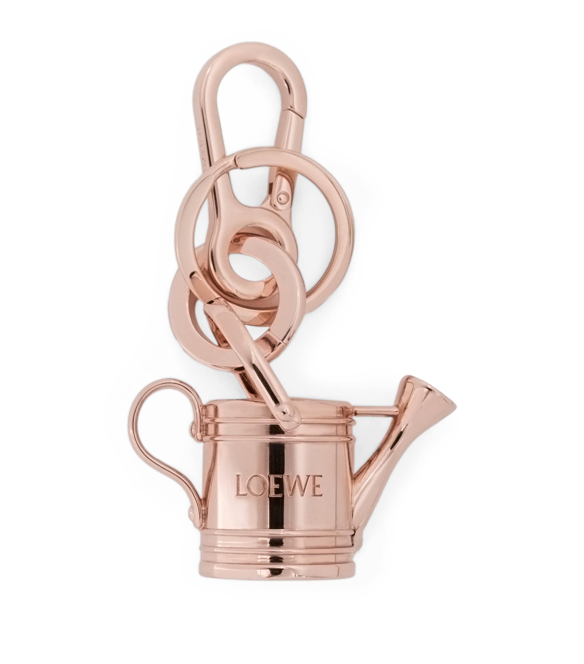Pink Watering Can Keyring