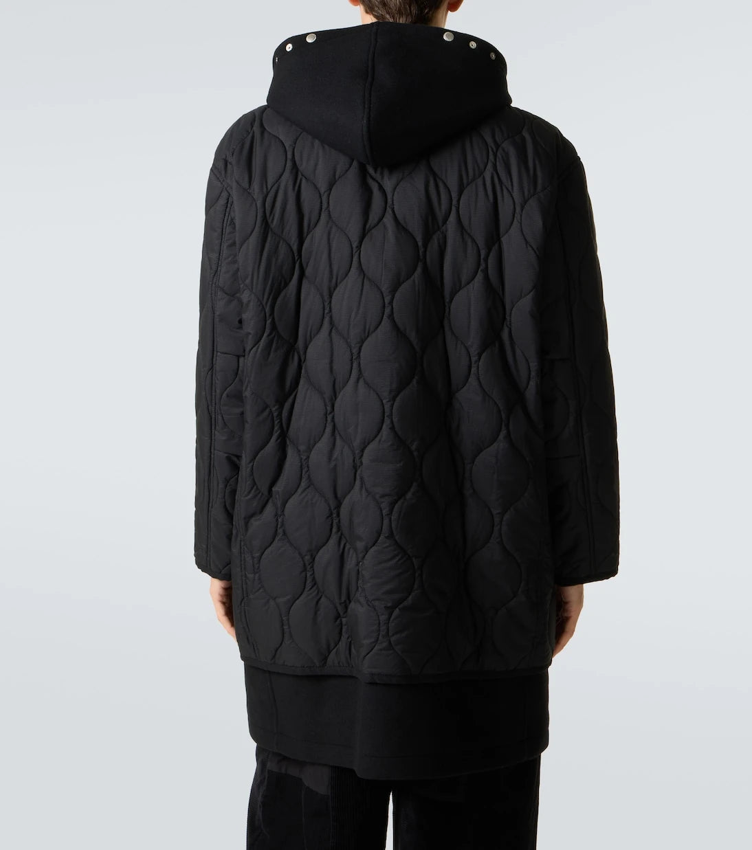 Comme des Garçons Homme - Quilted wool duffel coat