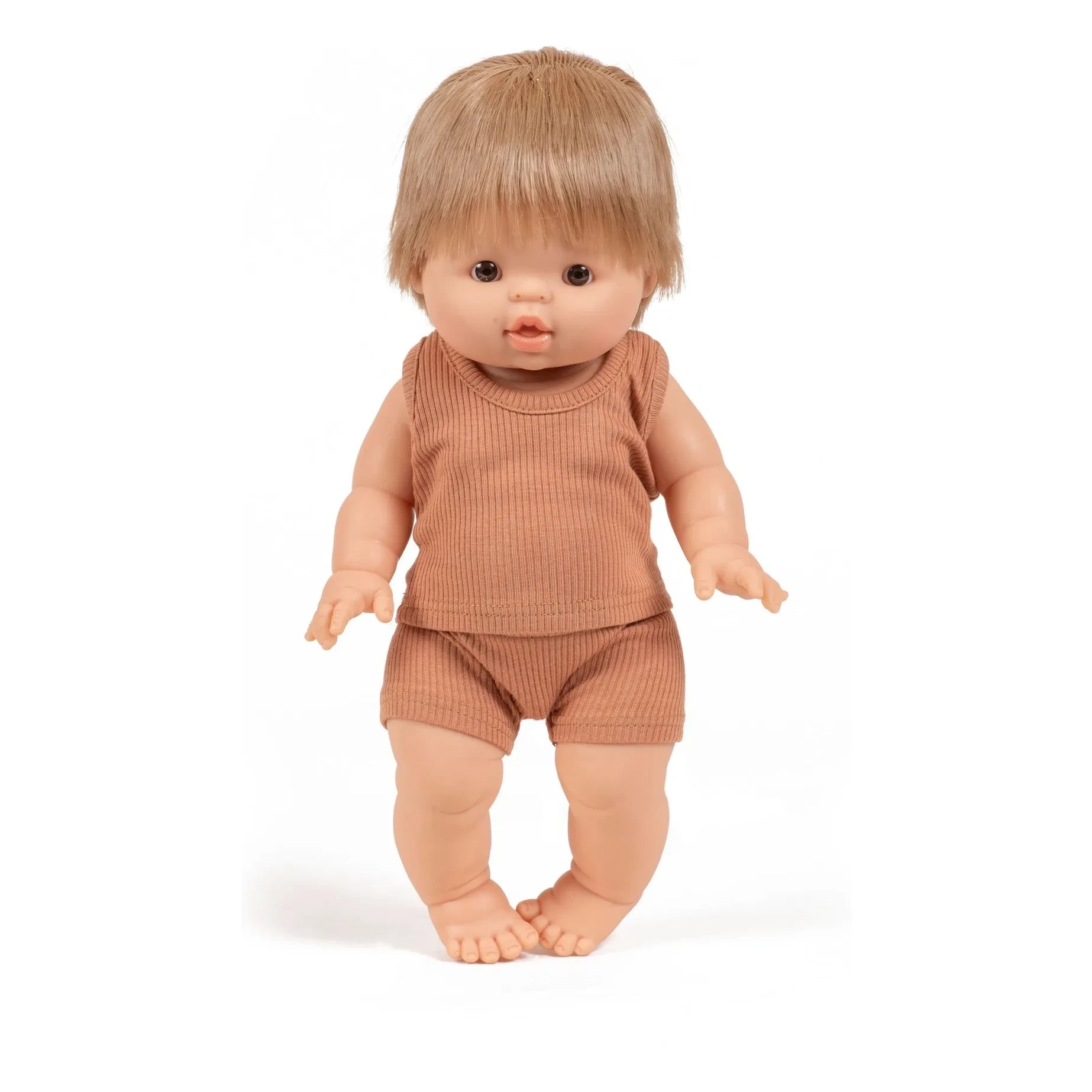 Minikane - Achille Poupon and his rib knit set
