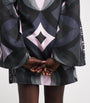 Pucci Black Silk High-Neck Mini Dress